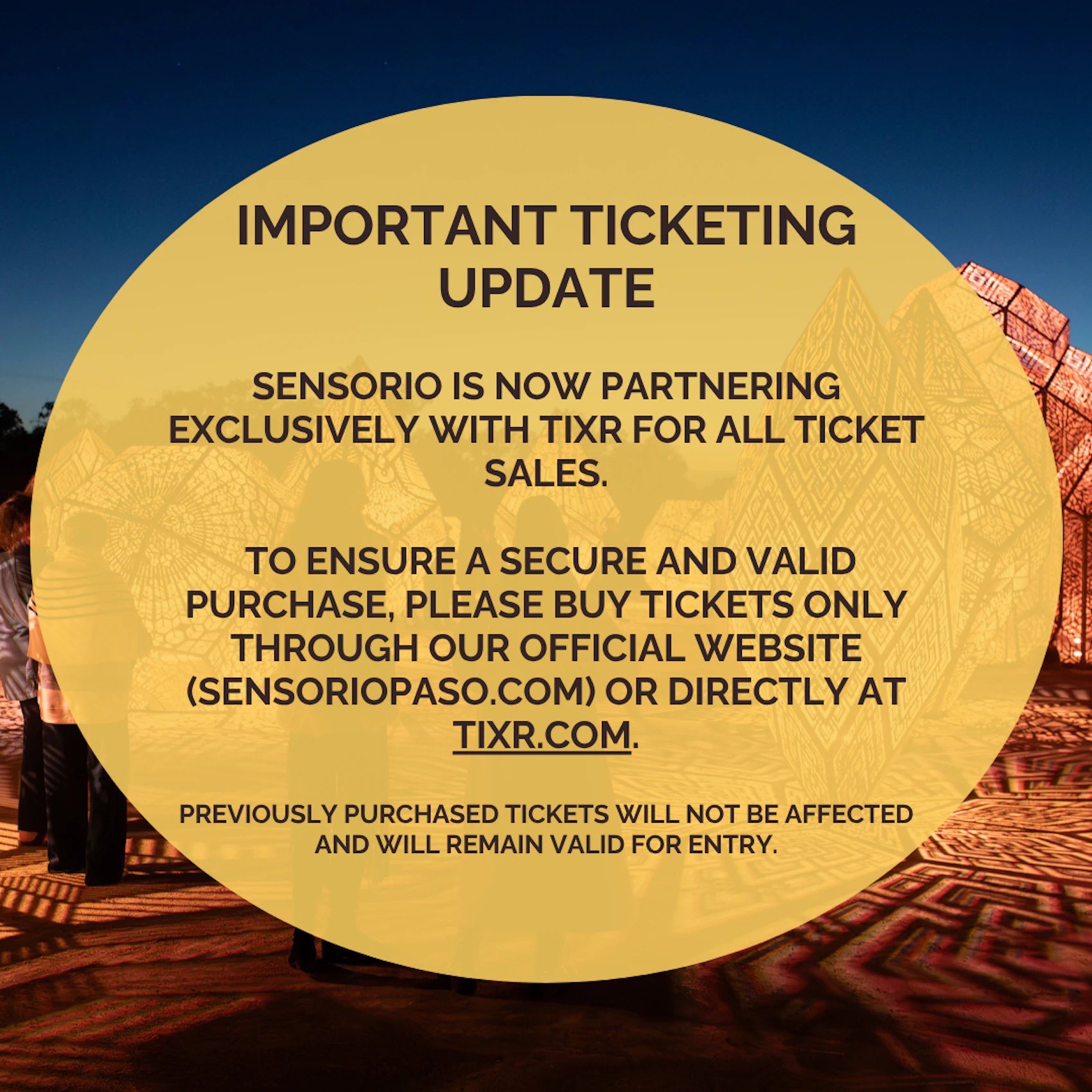 WHAT TO EXPECT | Sensorio Paso Robles